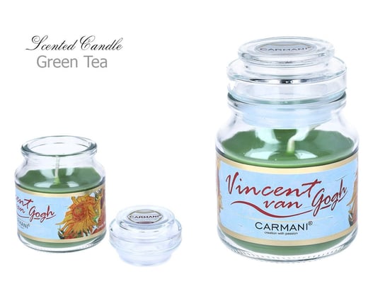 Świeczka zapachowa american mały - V. van Gogh - Green Tea Carmani