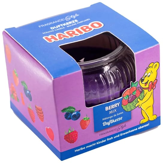 Świeczka zapachowa Haribo w pudełku 85 g - Berry Mix Inna marka