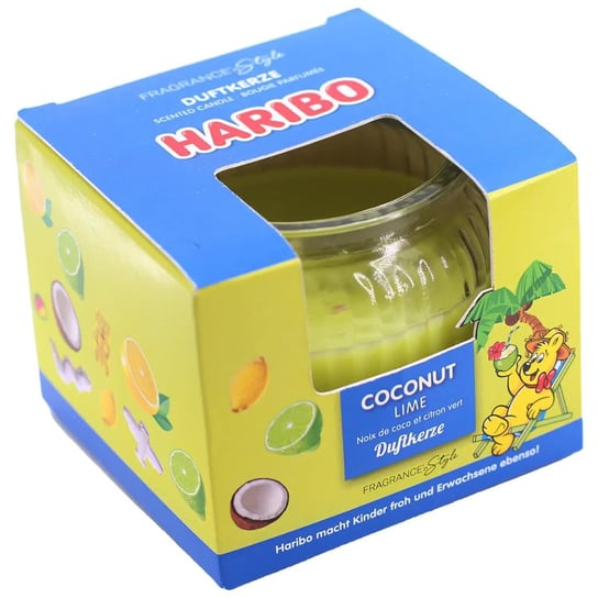 Świeczka zapachowa Haribo w pudełku 85 g - Coconut Lime Inna marka