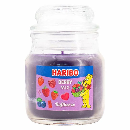 Świeczka zapachowa w szkle Haribo 85 g - Berry Mix Haribo