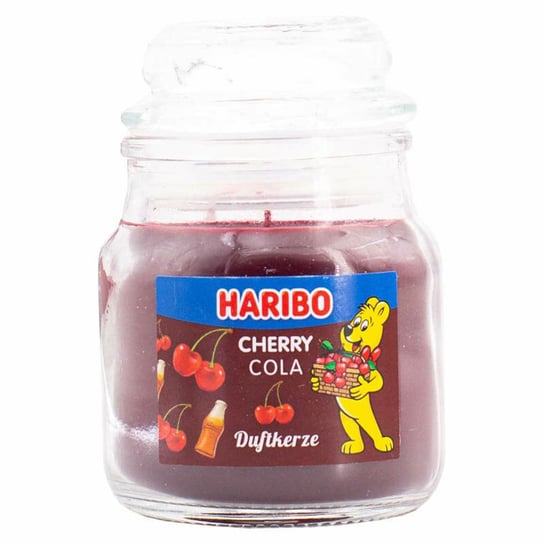 Świeczka zapachowa w szkle Haribo 85 g - Cherry Cola Inna marka