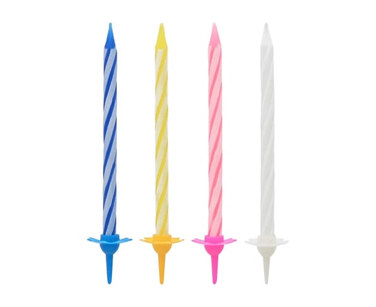 Świeczki urodzinowe - 6 cm, 24/12 szt. (produkt pakowany w display) GoDan