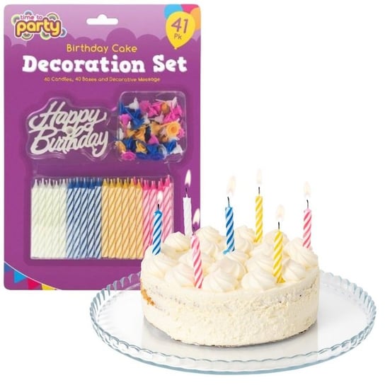 Świeczki Urodzinowe Dekoracja Happy Birthday na Tort Ozdoby Tortu Kolorowe Inna marka