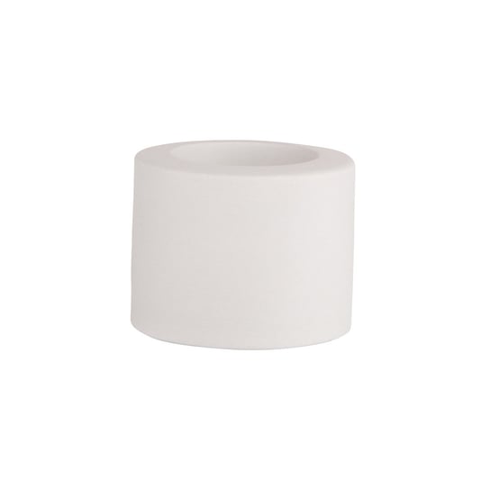 Świecznik ceramiczny, ALTOMDESIGN, popielaty, 6,5x6,5x5,5 cm ALTOMDESIGN