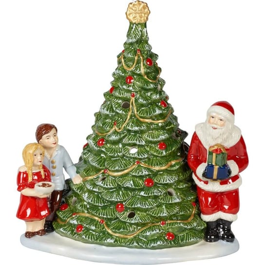 Świecznik na tealight Św. Mikołaj przy choince Christmas Toy's Villeroy & Boch Villeroy & Boch