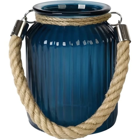 Świecznik na tealighty ze sznurkiem w kolorze indygo Inna marka