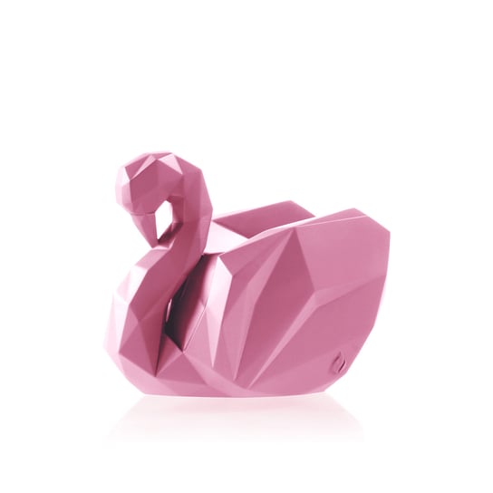 Świecznik Swan Low-Poly Candy Pink Poli Inna marka