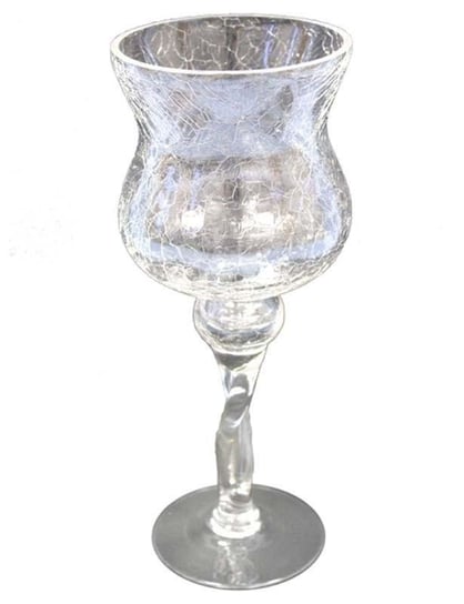 Świecznik szklany, 12x30 cm Pigmejka