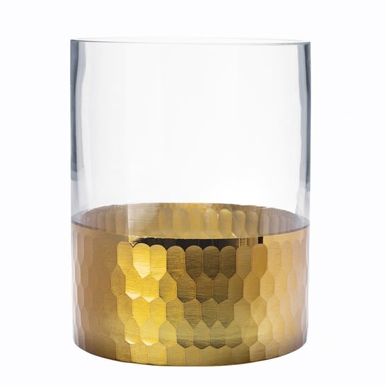 Świecznik szklany ALTOM DESIGN Golden Honey, 15 cm ALTOMDESIGN
