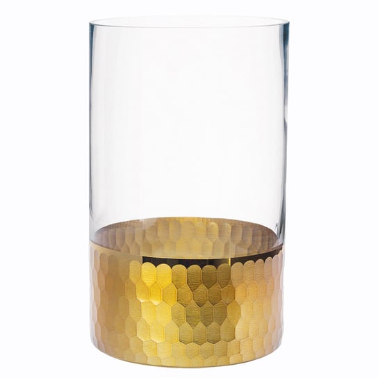 Świecznik szklany ALTOM DESIGN Golden Honey, 20 cm ALTOMDESIGN