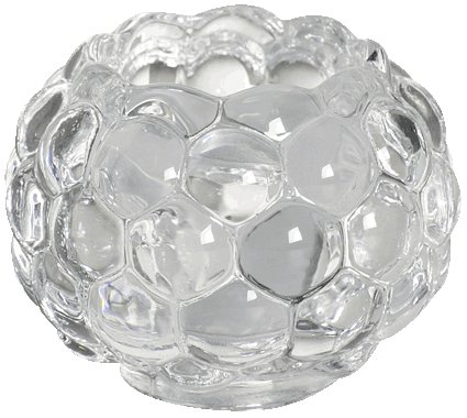 Świecznik szklany BOLSIUS 2w1 BUBBLE 60/75 Bolsius