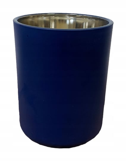 Świecznik szklany glamour na tealight niebieski 12,5x10 Concord