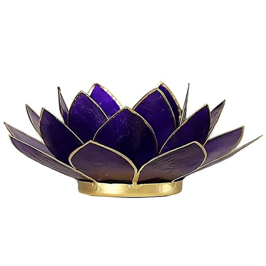 Świecznik tealight podgrzewacz kwiat lotosu czakra korony 13,5cm Inna marka