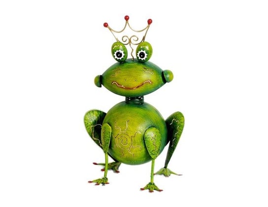 Świecznik-żaba, zielony, 52x25x28 cm 