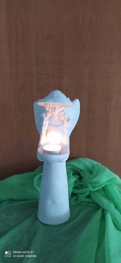 ŚwiecznikAnioł z miejscem na świeczkę-31 cm Inna marka