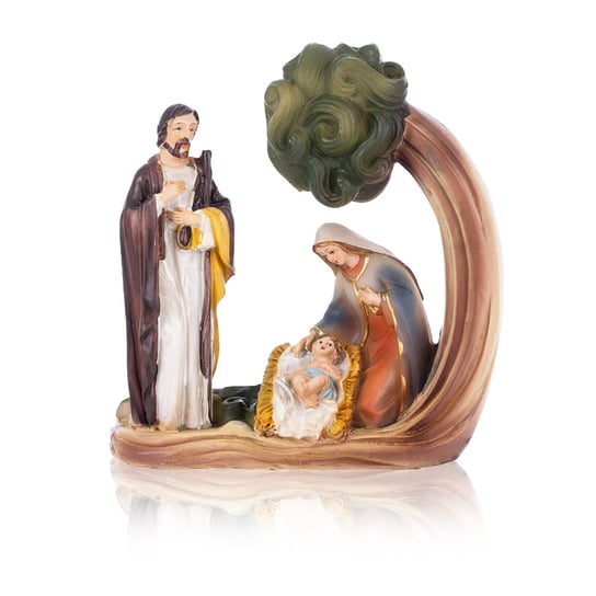 Święta Rodzina | Figurka Świętej Rodziny Pod Drzewem |  Figurka Na Boże Narodzenie Święte Miasto
