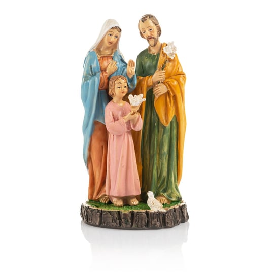 ŚWIĘTA RODZINA | figurka Świętej Rodziny | ręcznie malowana | JEZUS MARYJA ŚW. JÓZEF Święte Miasto