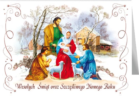 Święta Rodzina kartka z życzeniami BR-T 08 Czachorowski