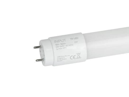 Świetlówka TUBA LED T8 (120cm) 18W 6500K 1820lm 270° Mleczna NANO ...
