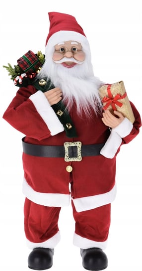 Święty Mikołaj figurka czerwona świąteczna 80 cm Koopman