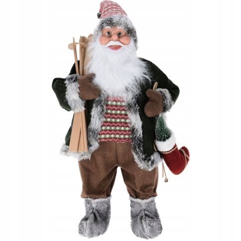 Święty Mikołaj figurka ozdobna świąteczna stojąca 80 cm Koopman