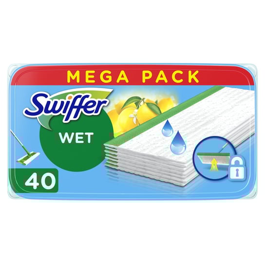 Swiffer, Wilgotne zapachowe ściereczki do mopa x40 Swiffer