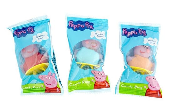 Świnka Peppa Candy Ring Lizak Pierścionek 13G Inna marka