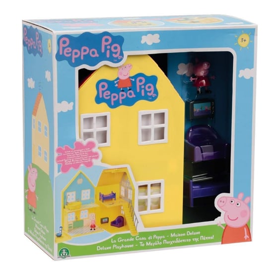 Świnka Peppa, Domek Deluxe + Figurka TM Toys