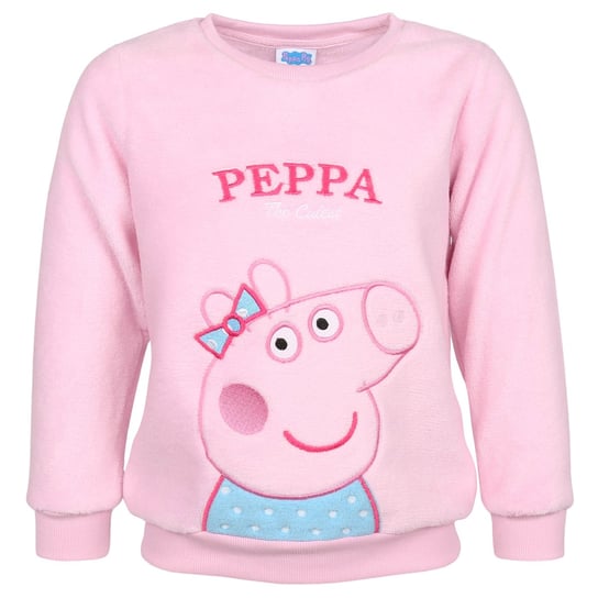 Świnka Peppa Jasnoróżowa bluza dziewczęca, polarowa bluza 5-6 lat 110/116 cm sarcia.eu