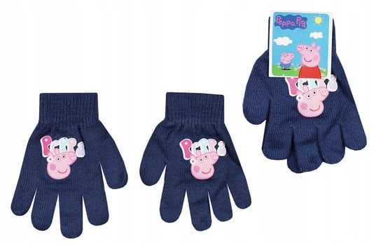 Świnka Peppa Pepa Rękawiczki Dla Dziecka Dziewczęce Ciepłe Na Jesień Zimę Sun City