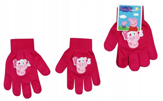 Świnka Peppa Pepa Rękawiczki Dla Dziewczynki Dziecięce Ciepłe Sun City