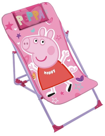 Świnka Peppa Pig Leżak Krzesło Leżaczek Dziecięcy Arditex
