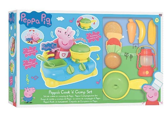 Świnka Peppa, zabawka edukacyjna Kuchenka zestaw do gotowania HTI