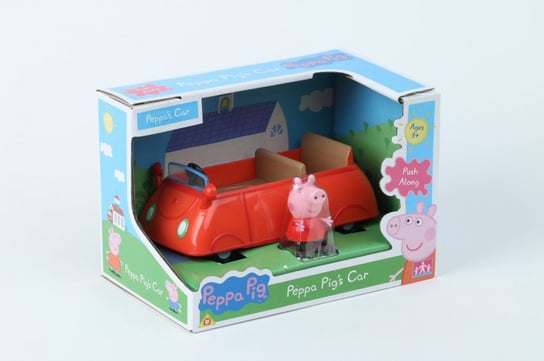 Świnka Peppa, zestaw z figurką Auto Peppy II TM Toys