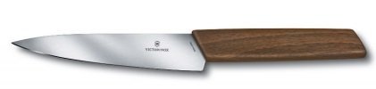 Swiss Modern Nóż kuchenny, 15 cm, drewno orzechowe Victorinox 6.9010.15G Victorinox