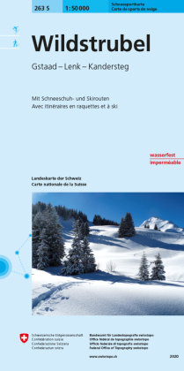 Swisstopo 1 : 50 000 Wildstrubel Skitourenkarte Bundesamt Fur Landestopog, Bundesamt Fr Landestopographie