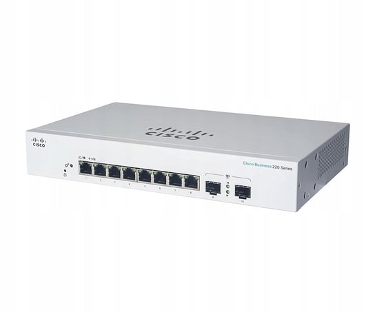 Switch Cisco CBS220-8T-E-2G 8xRJ45 1000Mb/s 2xSFP Cisco