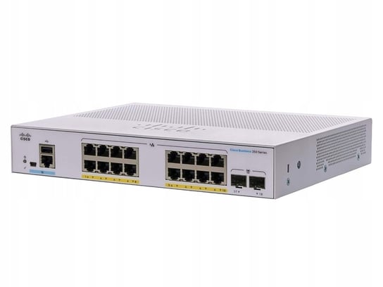 Switch Cisco CBS350-16FP-2G 16xRJ45 1000Mb/s PoE Cisco