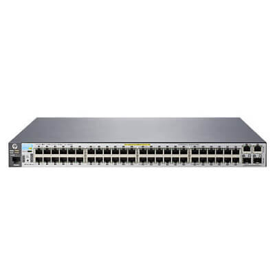 Switch HPE J9778A 48x 10/100 2x SFP 382 W PoE+ HP