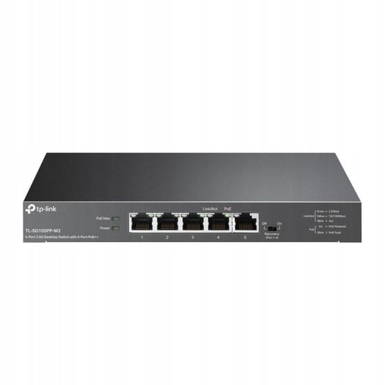 Switch niezarządzalny TP-Link TL-SG105PP-M2 5x10/100/1G/2,5G 4x PoE+ 123W Inna marka