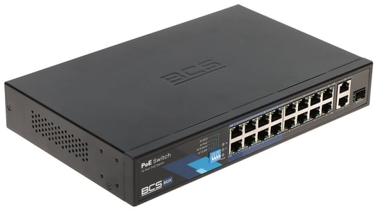 SWITCH POE BCS-B-SP1602G-1SFP 16-PORTOWY SFP BCS BASIC Inna marka