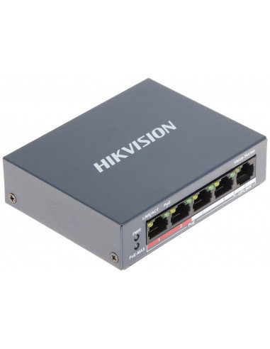 SWITCH PoE DS-3E0105P-E/M(B) 5-PORTOWY Hikvision HikVision