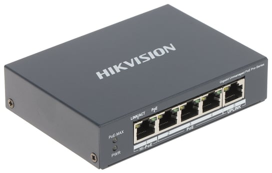 SWITCH POE DS-3E0505HP-E 4-PORTOWY Hikvision HikVision