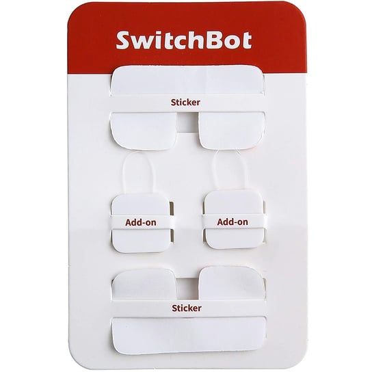 SwitchBot Add-on sticker zestaw dodatkowych SMART naklejek do urządzeń SwitchBot SwitchBot