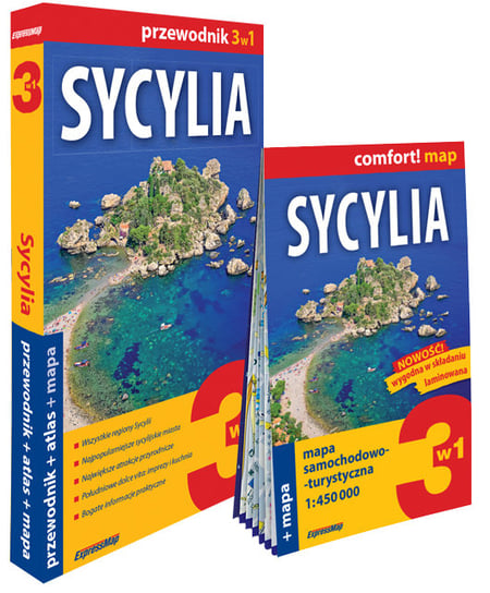 Sycylia 3w1. Przewodnik, atlas i mapa Fundowicz-Skrzyńska Agnieszka