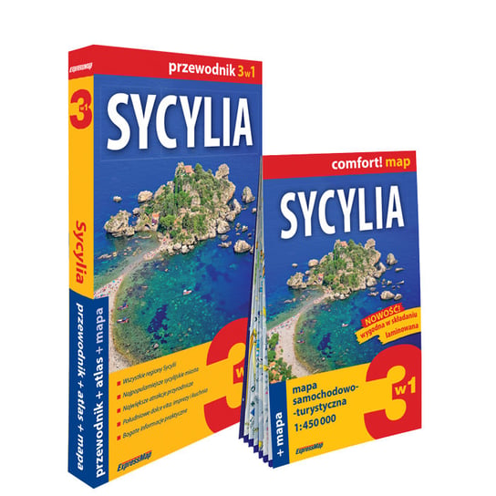 Sycylia 3w1: przewodnik + atlas + mapa Fundowicz-Skrzyńska Agnieszka