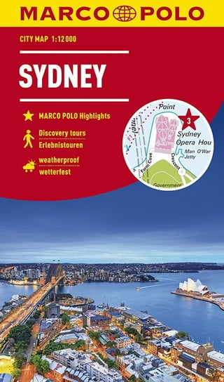Sydney. Mapa 1:12 000 Opracowanie zbiorowe