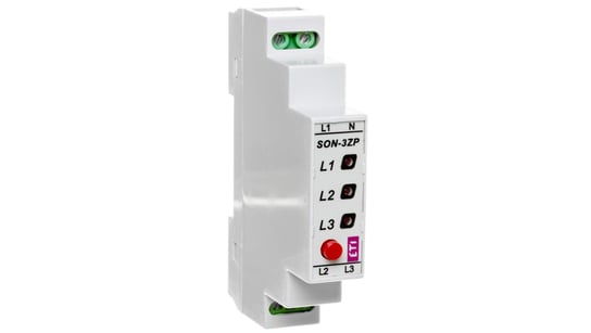 Sygnalizator obecności napięcia LED 3x400V 3-fazowy z przyciskiem SON-3 ZP 002471410 ETI-POLAM