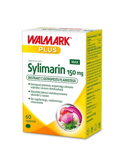 Sylimarin Max, suplement diety, 60 tabletek Walmark