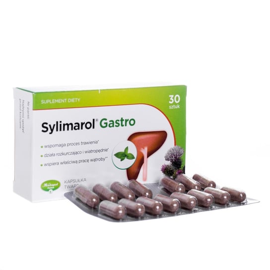 Sylimarol Gastro, suplement diety, 30 kapsułek Herbapol